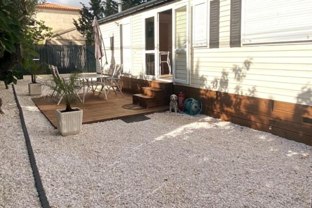 Mobil Home De Patricia Et Franck A Sigean Exteriér fotografie